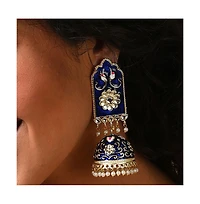 Sohi Women's Floral Drop Earrings