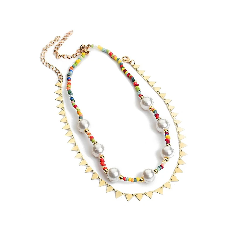 Sohi Women's Everyday Multi-Layer Necklace