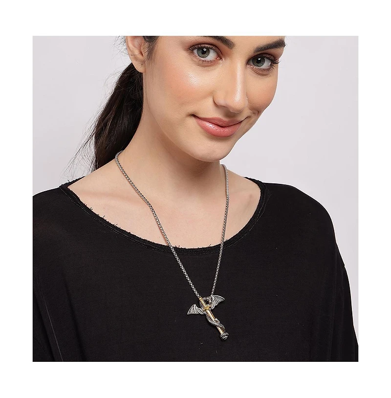 Sohi Women's Winged Pendant Necklace