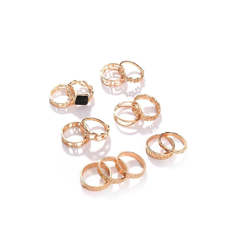 Sohi Women's Minimal Multi-Layer Ring