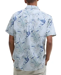 Barbour Men's Valleyfield Leaf-Print Shirt
