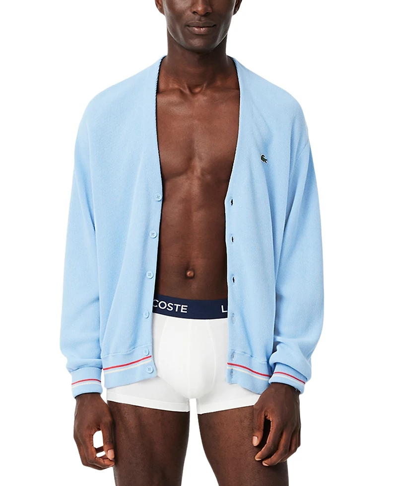 Lacoste Men's 5-Pack Regular-Fit Stretch Logo Band Trunk Underwear
