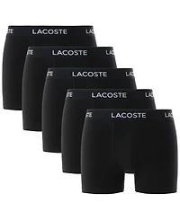 Lacoste Men's 5-Pack Regular-Fit Stretch Logo Band Boxer Briefs