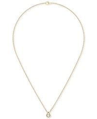 Diamond Tear-Shape 18" Pendant Necklace (1/5 ct. t.w.) in 14k White or Yellow Gold