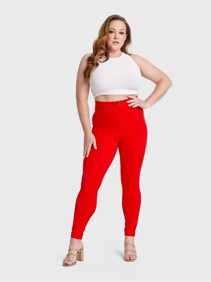 Freddy Women's Curvy Fashion High-Rise Sculpting Pants