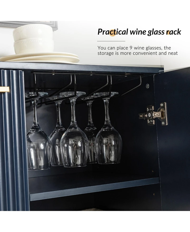 Brian 63"Wide 4 Door Sideboard