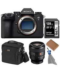 Sony Alpha A9 Iii Mirrorless Camera Bundle With Fe Lenses Memory Card Battery Bag.