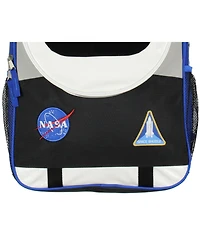 Nasa Astronaut 17" Backpack Space Shuttle Meatball Patches Travel Book Bag For Daily Use