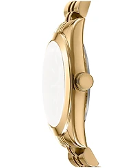 Dkny Women's Nolita Gold-Tone Stainless Steel Bracelet Watch, 32mm