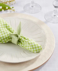 Saro Lifestyle Playful Bunny Ears Napkin Rings, Set of 4