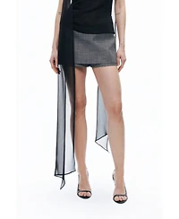Nocturne Women's Low Waist Mini Skort