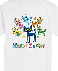 Airwaves Men's Pete the Cat Hoppy Easter Short Sleeve T-Shirt