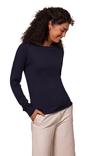 Celtic & Co. Women's Merino Fine Knit Boat Neck Sweater