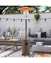 50000 Btu Propane Patio Heater with Round Table Design