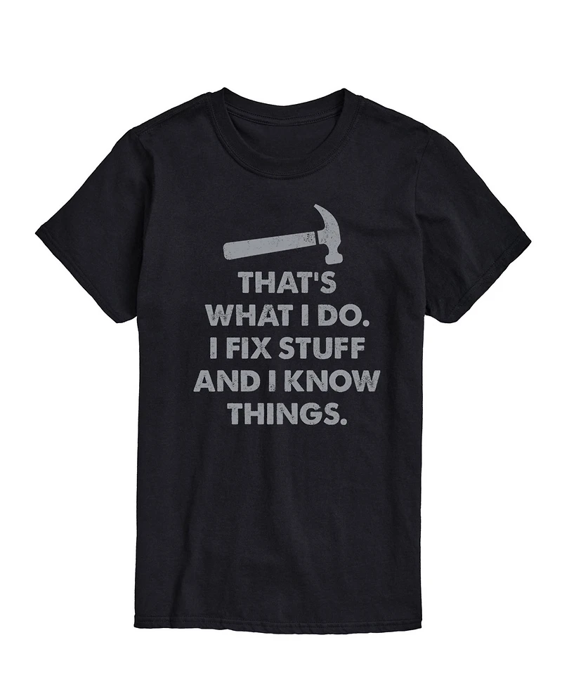 Airwaves Men's Father's That's What I Do Fix Things Short Sleeve T-Shirt