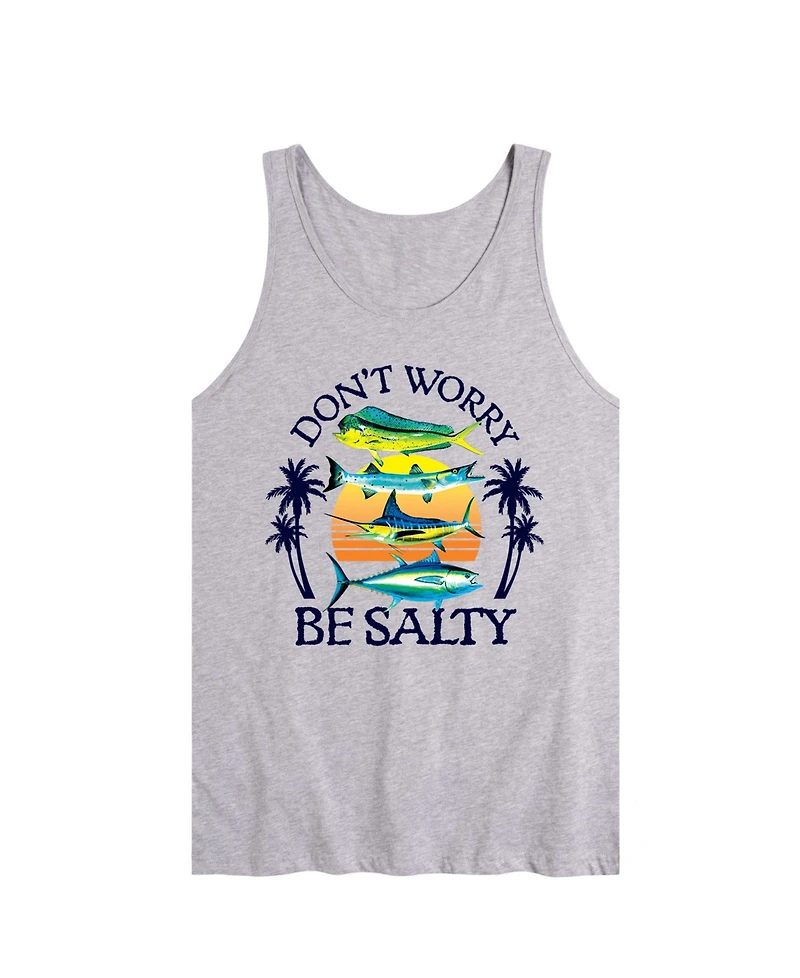 Airwaves Men's Don't Worry Be Salty Sleeveless Tank Top