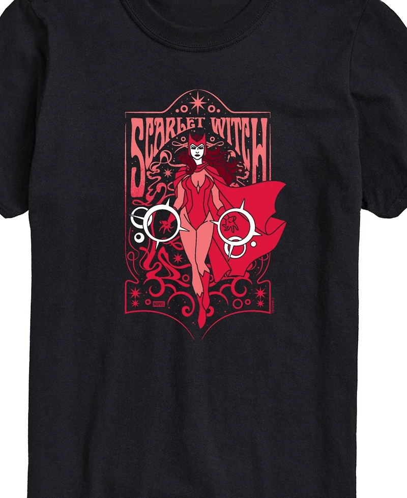 Airwaves Men's Marvel Scarlet Witch Short Sleeve T-Shirt