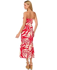 Adrianna by Papell Printed Sleeveless Midi Dress