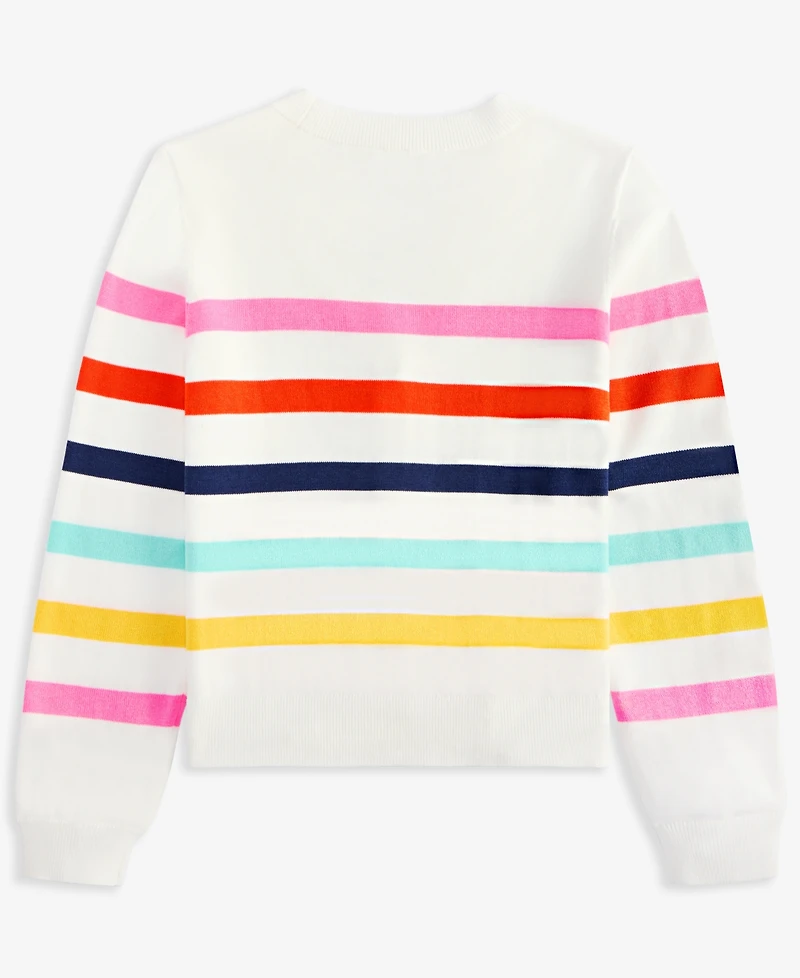 Epic Threads Little & Big Girls Multi-Stripe Cardigan, Exclusively at Macy's
