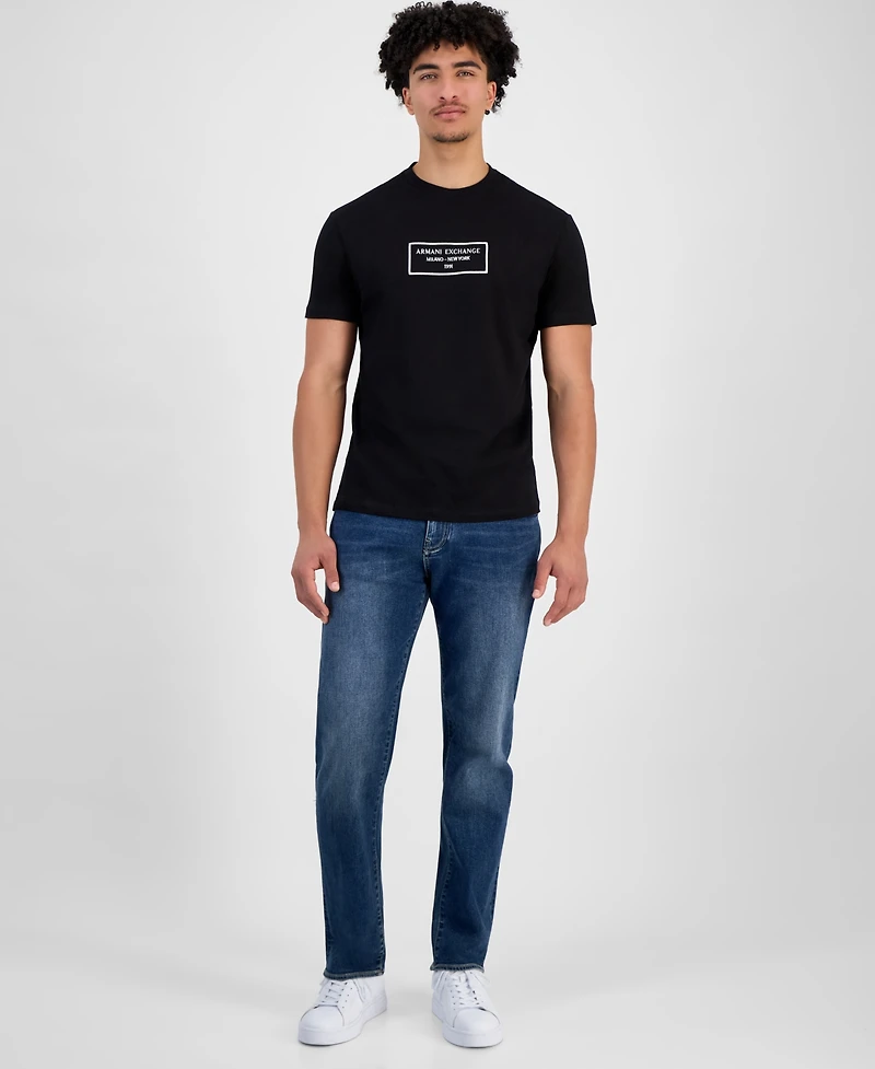 A|X Armani Exchange Men's Square Logo T-Shirt