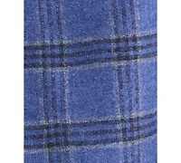Nautica Men's Modern-Fit Blue Plaid Tweed Sport Coat