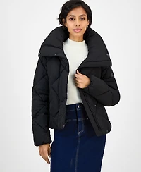 Bcbgmaxazria Women's Short Diamond Puffer Coat