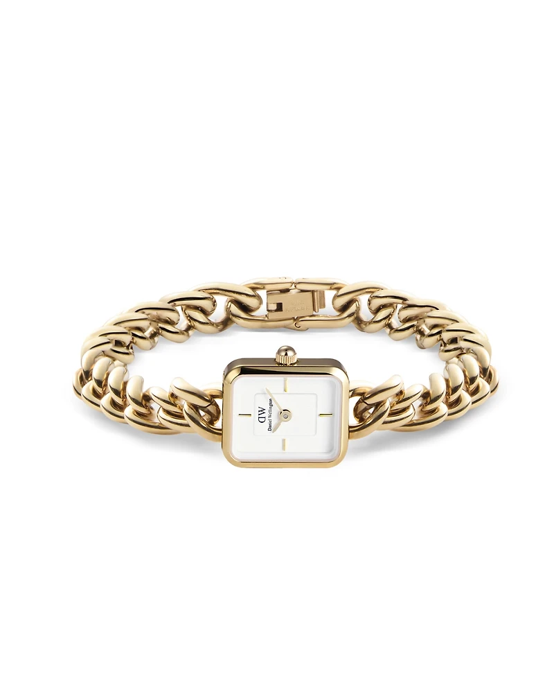 Daniel Wellington Women's Analog Gold-Tone Stainless Steel Watch, 16mm