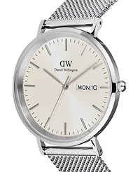 Daniel Wellington Men's Analog Silver-Tone Stainless Steel Watch