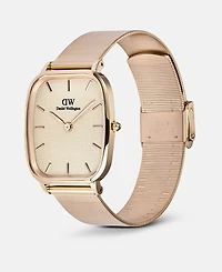 Daniel Wellington Men's Analog Rose Gold-Tone Stainless Steel Watch, 32mm