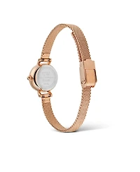 Daniel Wellington Unisex Analog Rose Gold-Tone Stainless Steel Watch, 19mm