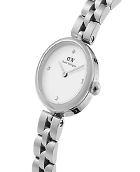 Daniel Wellington Unisex Analog Silver-Tone Stainless Steel Watch, 22mm
