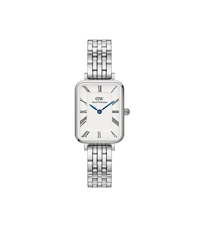 Daniel Wellington Unisex Analog Silver-Tone Stainless Steel Watch, 20mm