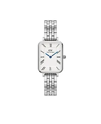 Daniel Wellington Unisex Analog Silver-Tone Stainless Steel Watch, 20mm