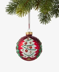 Holiday Lane Christmas Cheer Tree Ball Ornament, Macy's Exclusive