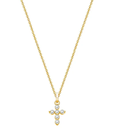 Tiny Blessings Kids Children's 14K Glory and Grace Cross 12-14" Necklace