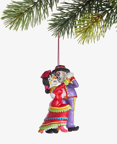 Holiday Lane Day of the Dead Skeleton Couple Ornament, Macy's Exclusive
