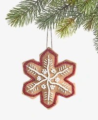 Holiday Lane Gingerbread Village Gingerbread Snowflake Ornament, Macy's Exclusive