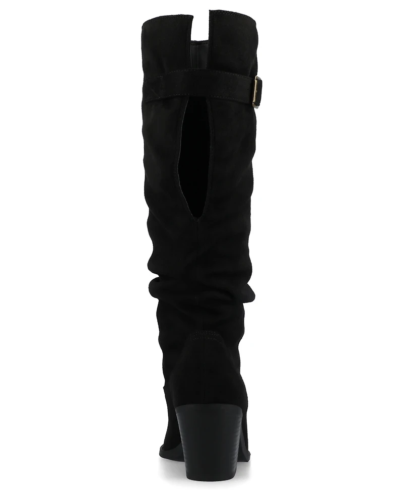 Journee Collection Women's Kaleah Pointed Toe Slouchy Boots