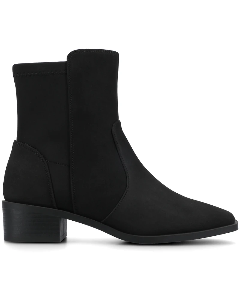 Journee Collection Women's Renna Block Heel Comfort Boots