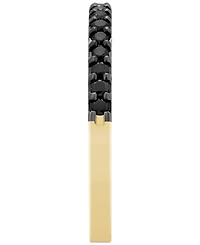Black Diamond Band Ring (1/4 ct. t.w.) in 14k Yellow Gold