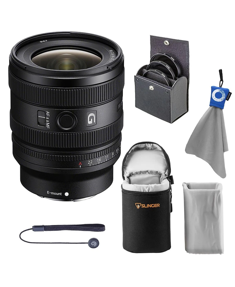 Sony Fe 16-25mm f/2.8 G Lens, Bundle with 67mm Filter Kit, Universal Cap Tether and Case