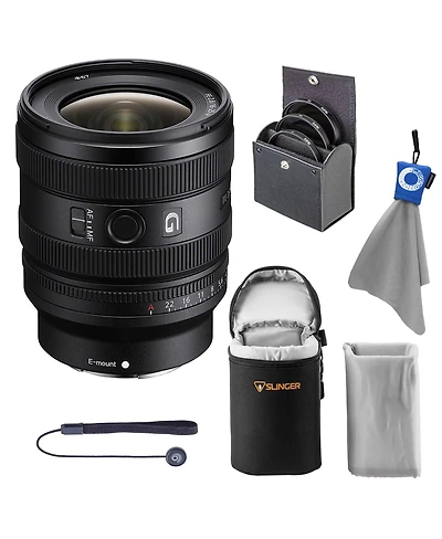 Sony Fe 16-25mm f/2.8 G Lens, Bundle with 67mm Filter Kit, Universal Cap Tether and Case