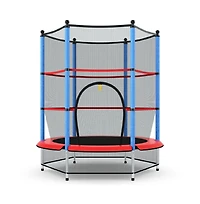 Trampoline for Kids with Safety Enclosure and Padding – Outdoor Jumping Fun Combo