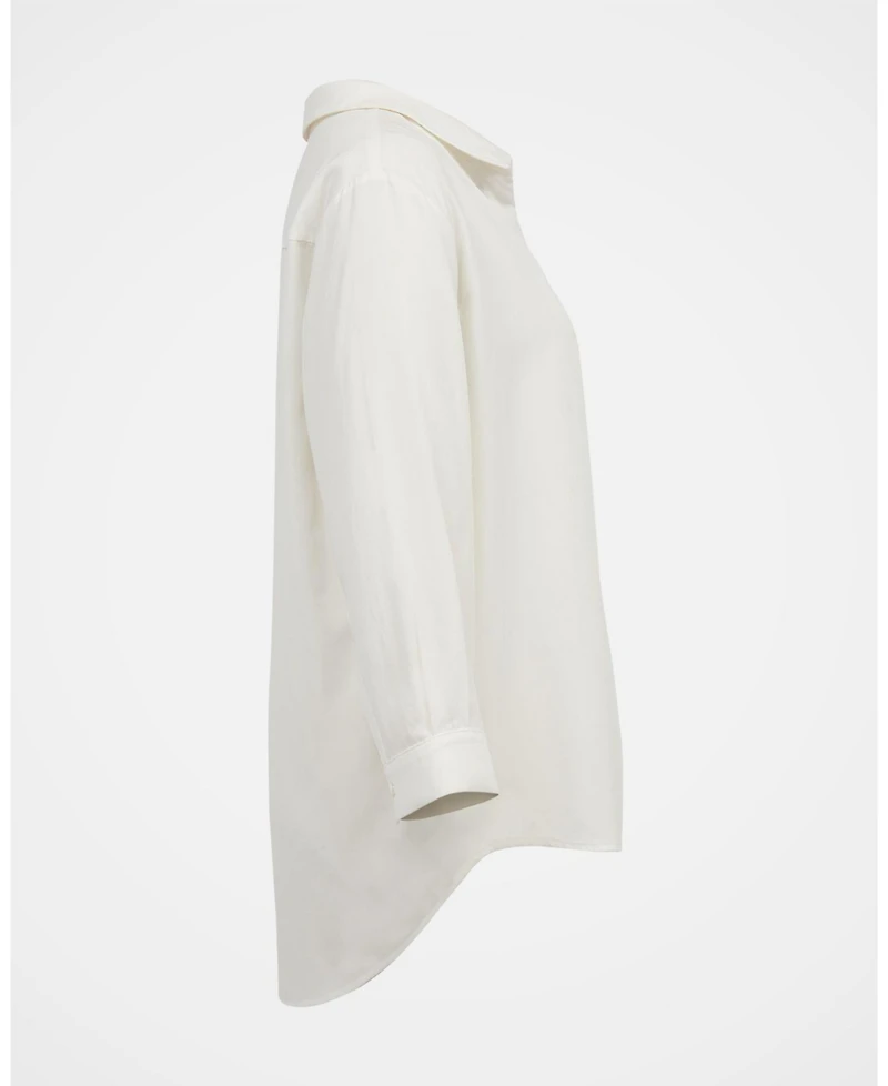 Celtic & Co. Women's Linen Blend Relaxed Blouse