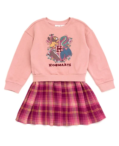 Harry Potter Toddler Girls Fleece Flannel Oversized Dress