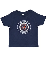 Soft As A Grape Toddler 2-Pack Navy/Heather Gray Detroit Tigers Cooperstown Collection T-Shirt Set