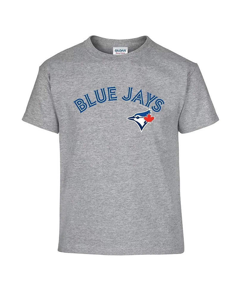Soft As A Grape Big Boys and Girls 2-Pack Royal/Gray Toronto Blue Jays T-Shirt Set