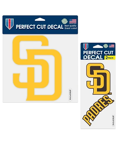 Wincraft San Diego Padres Three-Pack Perfect Cut Decal Sheet