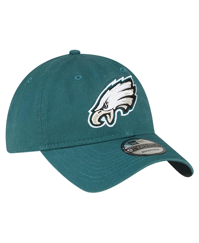 New Era Men's Midnight Green Philadelphia Eagles Core Classic 9TWENTY Adjustable Hat