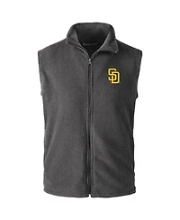 Dunbrooke Men's Gray San Diego Padres Houston Full-Zip Vest
